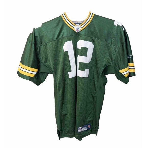 Reebok Authentic Stitched Jersey Aaron Rodgers Greenbay Mens Size 50 - Picture 1 of 7